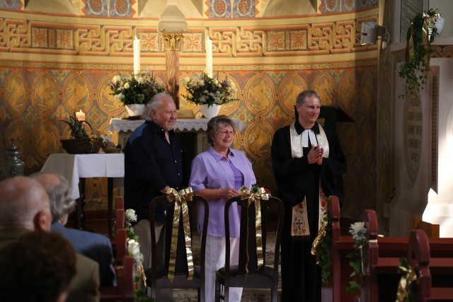 Goldene Hochzeit von Ursula und Helmut Jördens in der St. Franziskuskirche Coppengrave