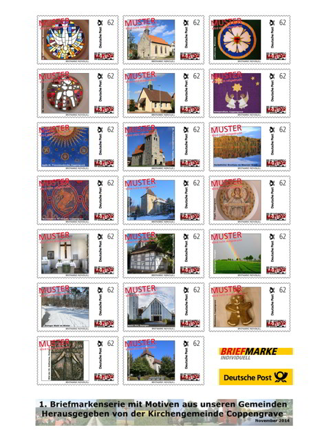 Briefmarken mit Motiven aus unseren Gemeinden