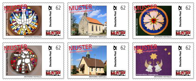 Briefmarken mit Motiven aus unseren Gemeinden