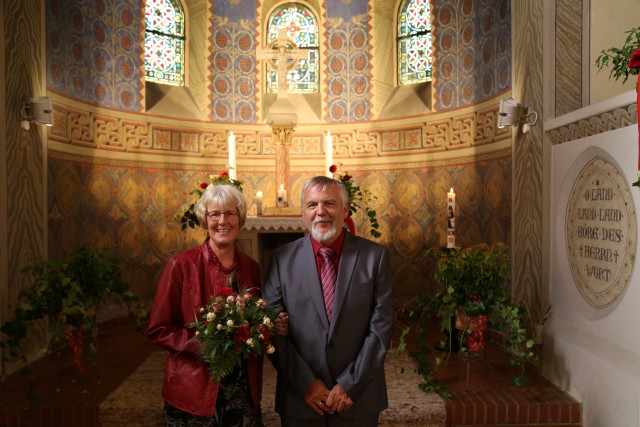 Rubin-Hochzeit von Renate und Norbert Bosum in der St. Franziskuskirche