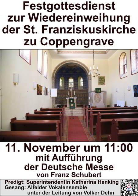 Wiedereinweihung der St. Katharinenkirche mit Superintendentin K. Henking am 11.11.2018