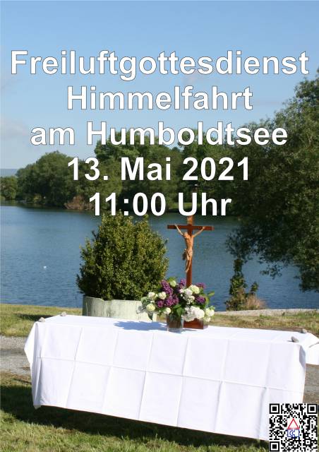 Einladung zum Himmelfahrtsgottesdienst am Humboldtsee