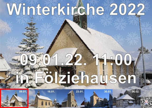 Plakat Winterkirche