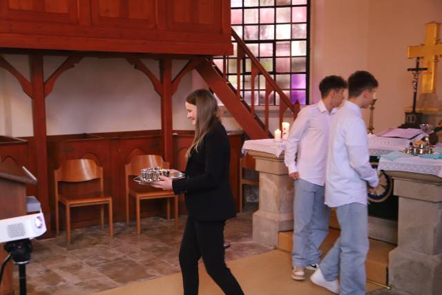 Beichtgottesdienst der Konfirmanden in der St. Maternuskapelle